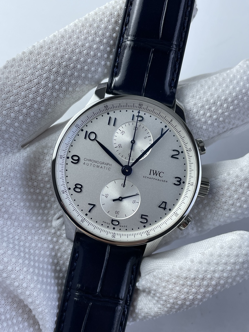(준비완료/특급배송)NO.2312/ ZF공장 V3 IWC IW3716 포루트기저 화이트다이얼 블루핸즈 가죽