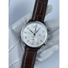 (준비완료/특급배송)NO.2530/ZF공장 V3 IWC IW3716 포루트기저 화이트다이얼 골드핸즈 가죽