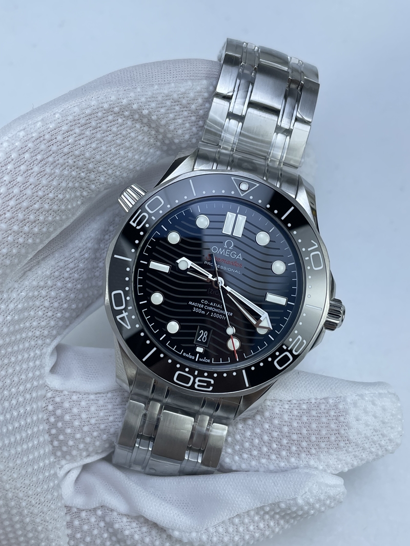 (준비완료/특급배송)NO.2734/VS공장 오메가 씨마스터 다이버 300 스틸 블랙다이얼V4 VS8800 (최신무브업버전)