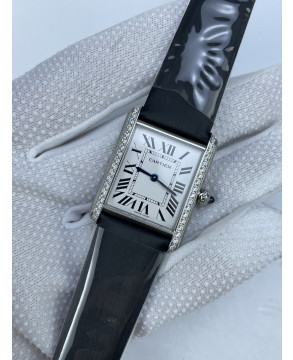 (준비완료/특급배송)NO.2746/AF공장 까르띠에 탱크머스트 25.5미리 라지사이즈 다이아베젤