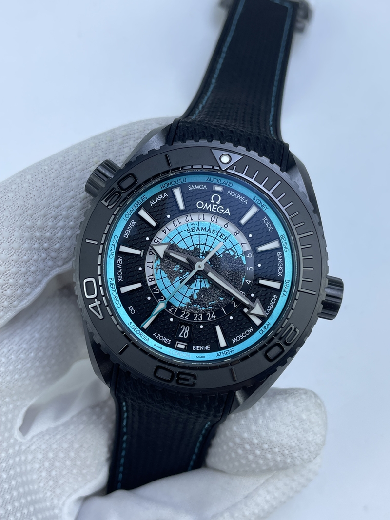 (준비완료/특급배송)NO.3109/VS공장 오메가VS Factory Seamaster Planet Ocean 600M Worldtimer 45.5mm