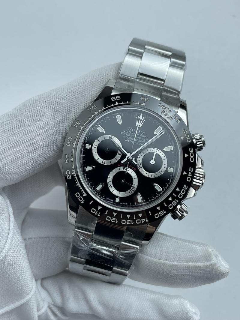 (준비완료/특급배송)NO.3617/초특급 갓성비 데이토나 스틸 세라믹베젤 블랙